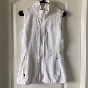 White Fabletics vest